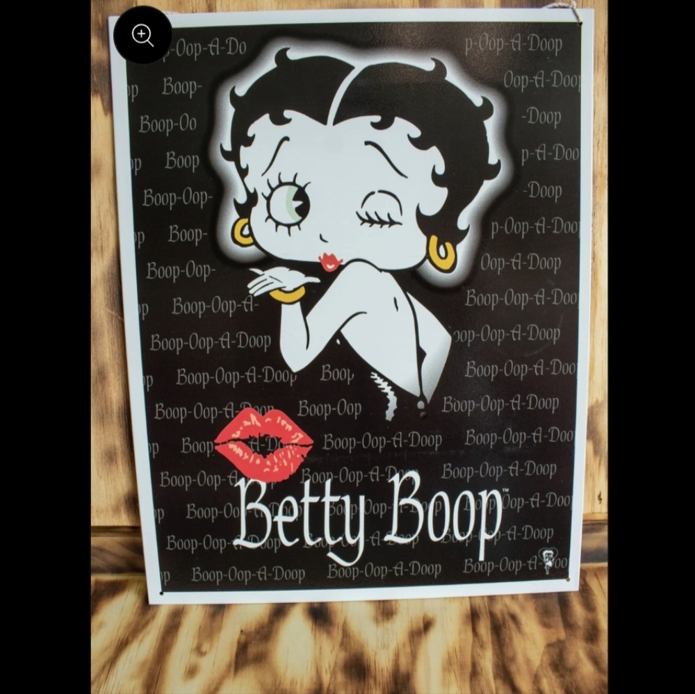 Betty Boop Tin Sign